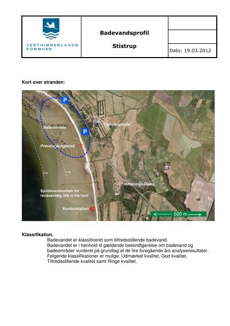 Badevandsprofil Stistrup - Vesthimmerlands Kommune