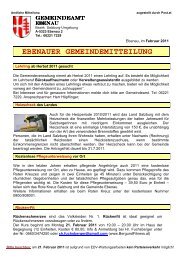 Gemeindeinfo Feber 2011 - Gemeinde Ebenau