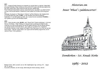 Læs julekoncertens historie - Odense Sct. Knud