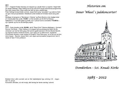 Læs julekoncertens historie - Odense Sct. Knud