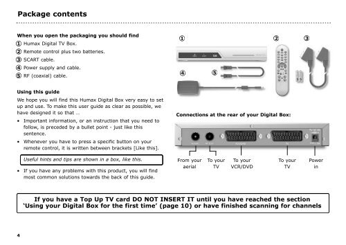 Humax DTT UK TUTVR User Guide 080405.qxp - Find help