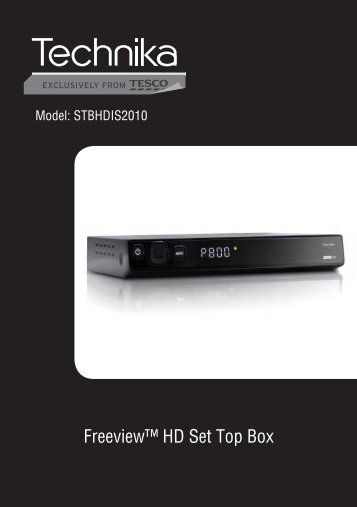 Freeview™ HD Set Top Box - Find help