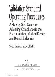 Validation Standard Operating Procedures: A Step by Step Guide for ...