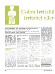 Colon Irritabile, tyktar irritabel eller ner - GastroLab