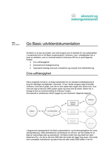 Hent teknisk dokumentation - Go Basic