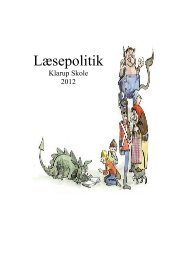 Læsepolitik - Klarup Skole