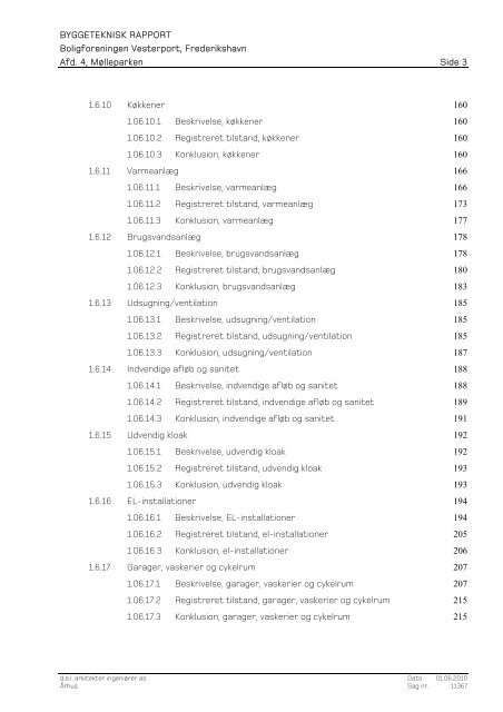 BYGGETEKNISK RAPPORT - Vesterport