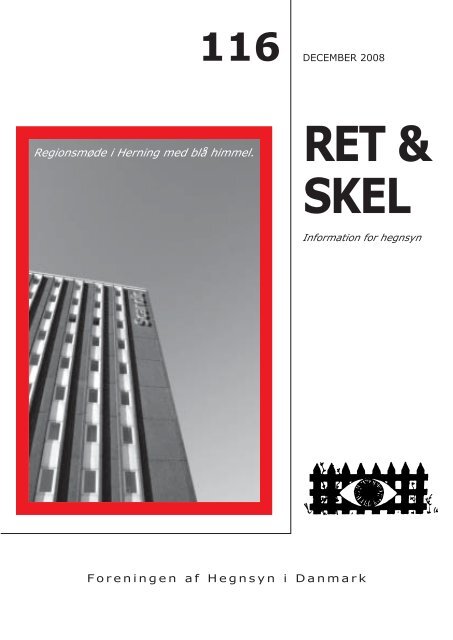 ret & skel 116 - s¿ren - Foreningen af Hegnsyn i Danmark