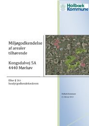 Miljøgodkendelse - Holbæk Kommune