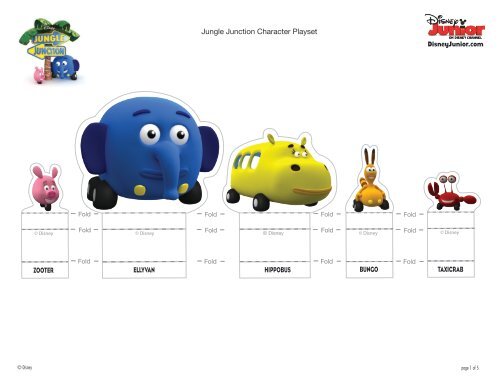 ELLYVAN HIPPOBUS ZOOTER BUNGO TAXICRAB Jungle Junction ...