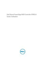 Shared PowerEdge RAID Controller (PERC) 8 Guide d'utilisation