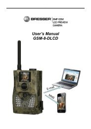 8MP Game Camera GSM with LCD Preview User ... - Explore Scientific