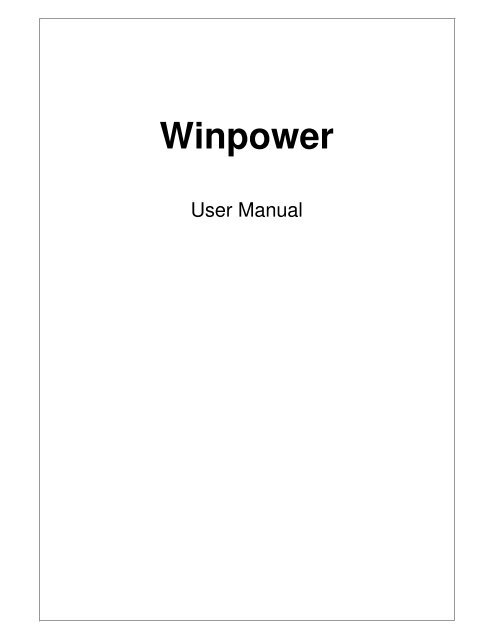 Winpower - : Salicru