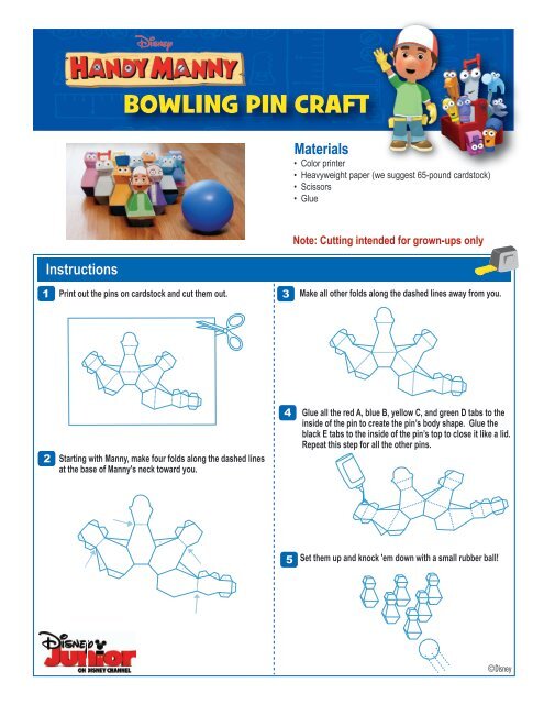 Bowling Pin Craft