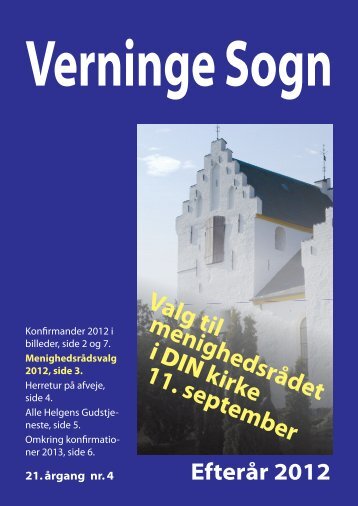 2012 Efterår Kirkeblad.indd - Verninge Kirke