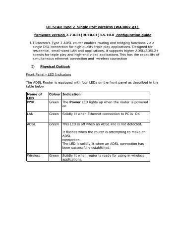 firmware version 2.7.0.31(RUE0.C1)3.5.10.0 ... - MTNL Mumbai