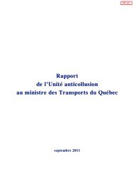 Le rapport de l'Unité anticollusion - Commission d'enquête sur l ...