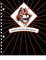 GJHS Student Handbook - Grand Junction High School