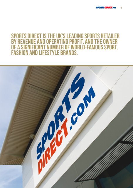 Dave Forsey Chief Executive 19 July 2012 - Sports Direct International