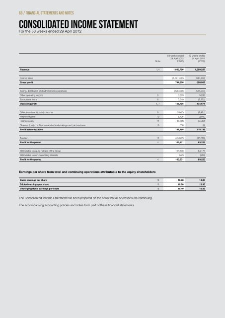 Dave Forsey Chief Executive 19 July 2012 - Sports Direct International