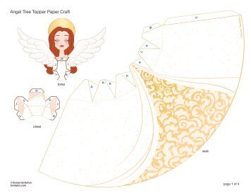 Angel Tree Topper Paper Craft