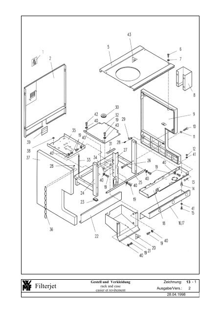 WMF Ersatzteilliste Spare parts list Liste pièces ... - Expert-CM