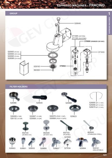 ESPRESSO MACHINES – FRACINO - Expert-CM