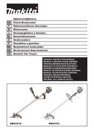 EBH341U/EBH341L GB Petrol Brushcutter F ... - Dolmar