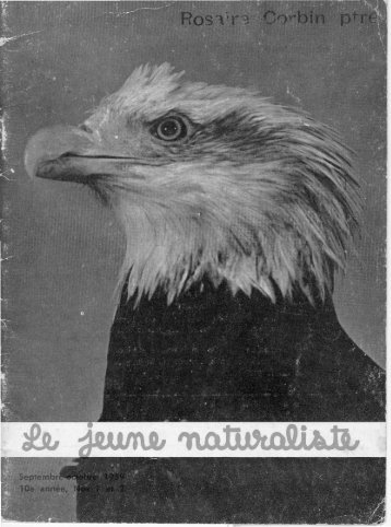 Le Jeune Naturaliste – Septembre-Octobre 1959.