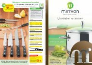 Set de 2 grilles de cuisson anti-adhérentes Mathon 