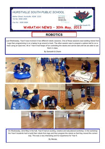 30th May 2013 - Hurstville South Public School