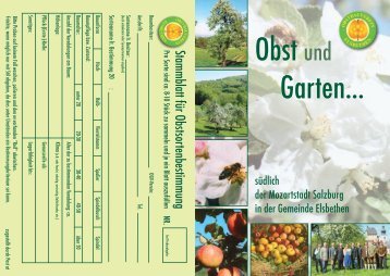 Obst und Garten... - Gemeinde Ebenau