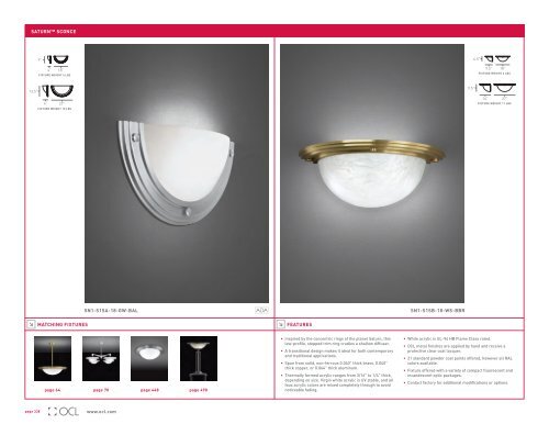 Sconce Pages - OCL Architectural Lighting