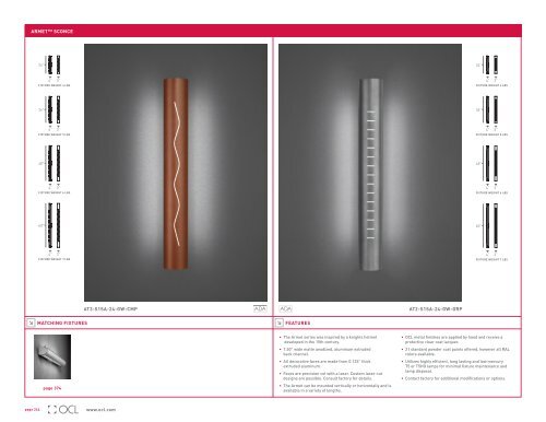 Sconce Pages - OCL Architectural Lighting