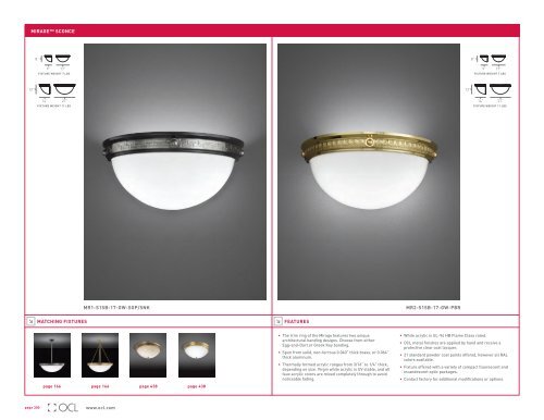 Sconce Pages - OCL Architectural Lighting