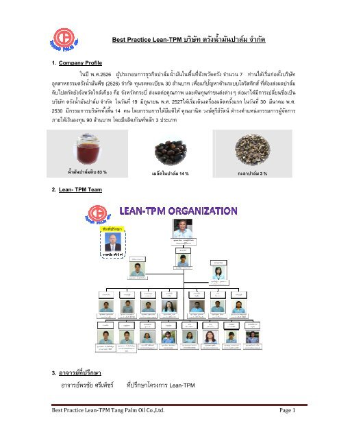 Best Practice Lean-TPM