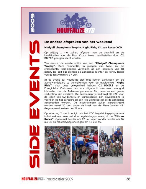 Persdossier - UCI World Cup Houffalize