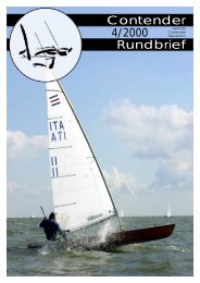 Contender Rundbrief 4/2000 - German Contender Association