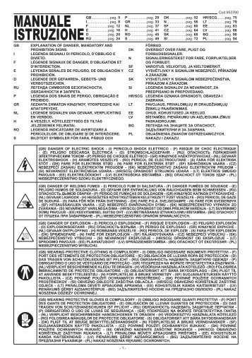 MANUALE ISTRUZIONE - Telwin