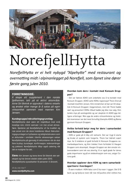 magasinnr 2 2012 - Konsum Gruppen Norge AS