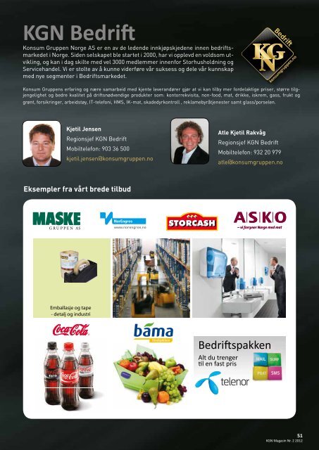 magasinnr 2 2012 - Konsum Gruppen Norge AS