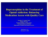 Buprenorphine In The Treatment Of Opioid Addiction