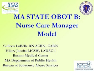 Nurse Care Manager Model - Buprenorphine