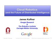 James Kuffner - Intelligent Autonomous Systems Group