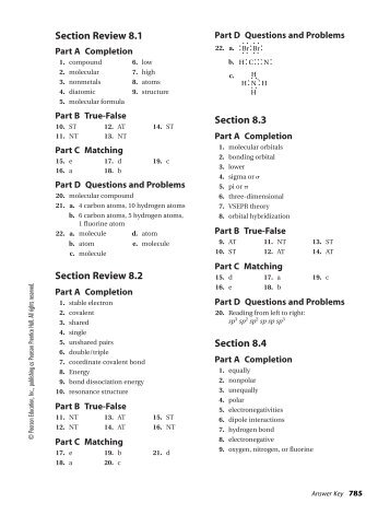 Solutions: Chapter 8