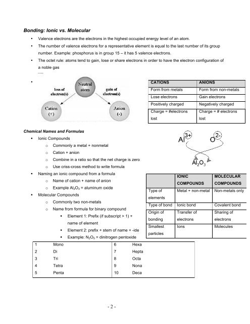 - 1 - CHEMISTRY 2 REVIEW: MIDTERM Everything Energy Matter ...