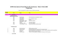 March 16-20, 2009 Programme - International Forest Biosecurity ...