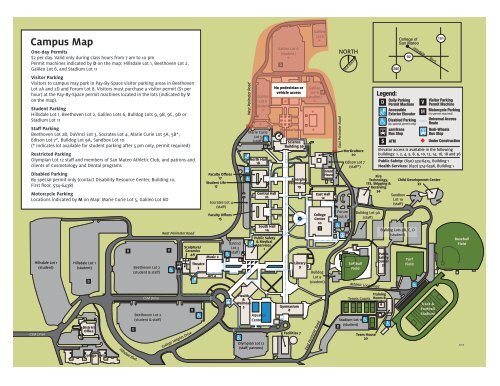 Campus Map, Parking & Directory - College of San Mateo