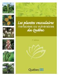 2008 (pdf) - Centre de données sur le patrimoine naturel du Québec ...