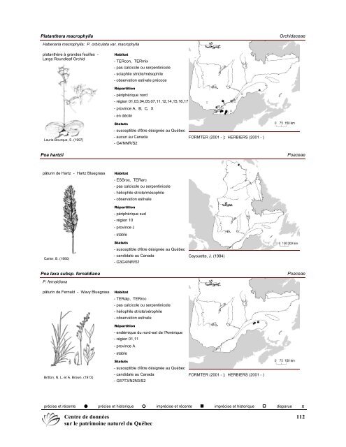 2008 (pdf) - Centre de données sur le patrimoine naturel du Québec ...